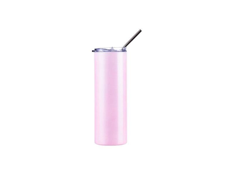 Vasos Cambio de Color al Calor (Azul a Rosado) 20oz/600ml Tapa y Sorbete - Acero Inoxidable