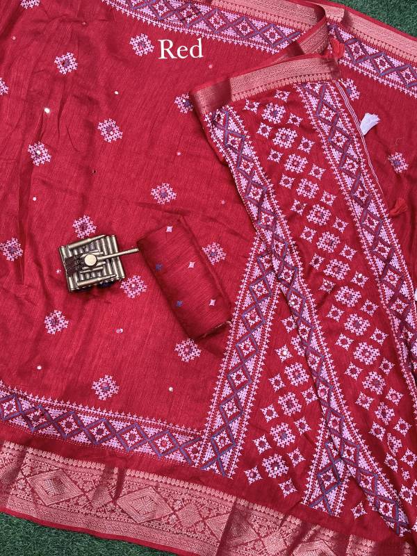 Kashmiri - muslin cotton Saree