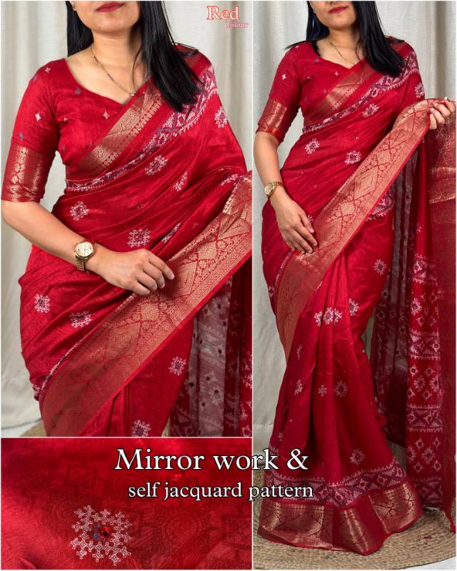 Kashmiri - muslin cotton Saree