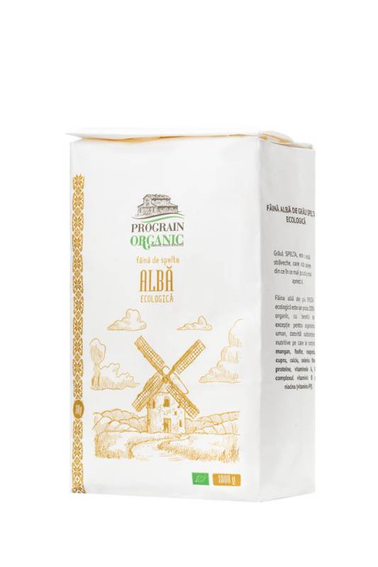 Făină de speltă albă ecologică - Prograin Organic