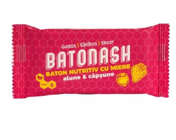 Batonash Nutritiv - Alune și Căpșune