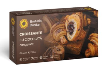 Croissant cu cremă de ciocolată - Brutăria Bardar