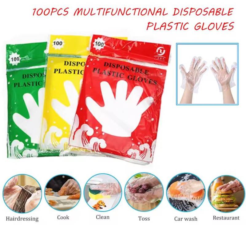 DISPOSABLE PLASTIC GLOVES