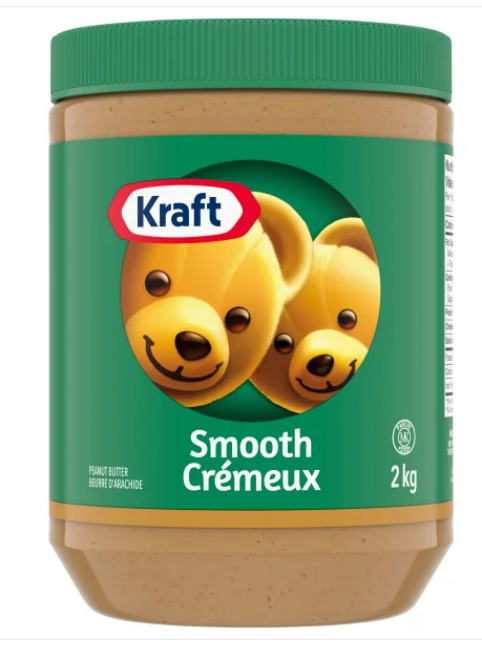 Kraft Smooth Peanut Butter, 2 kg