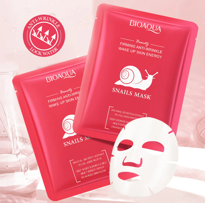 BIOAQUA Snail Facial Sheet Mask (25g)