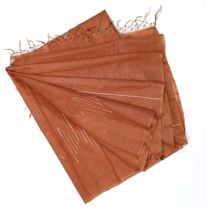 100% Super Cotton Saree light embroidery work + blouse Piece