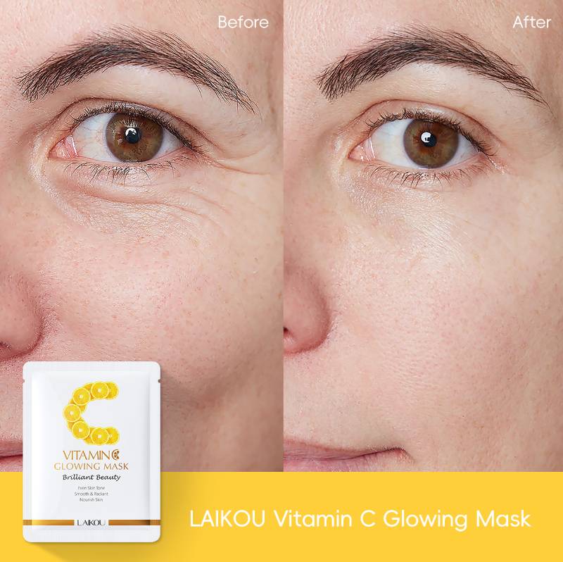LAIKOU Vitamin C Glowing Face Mask