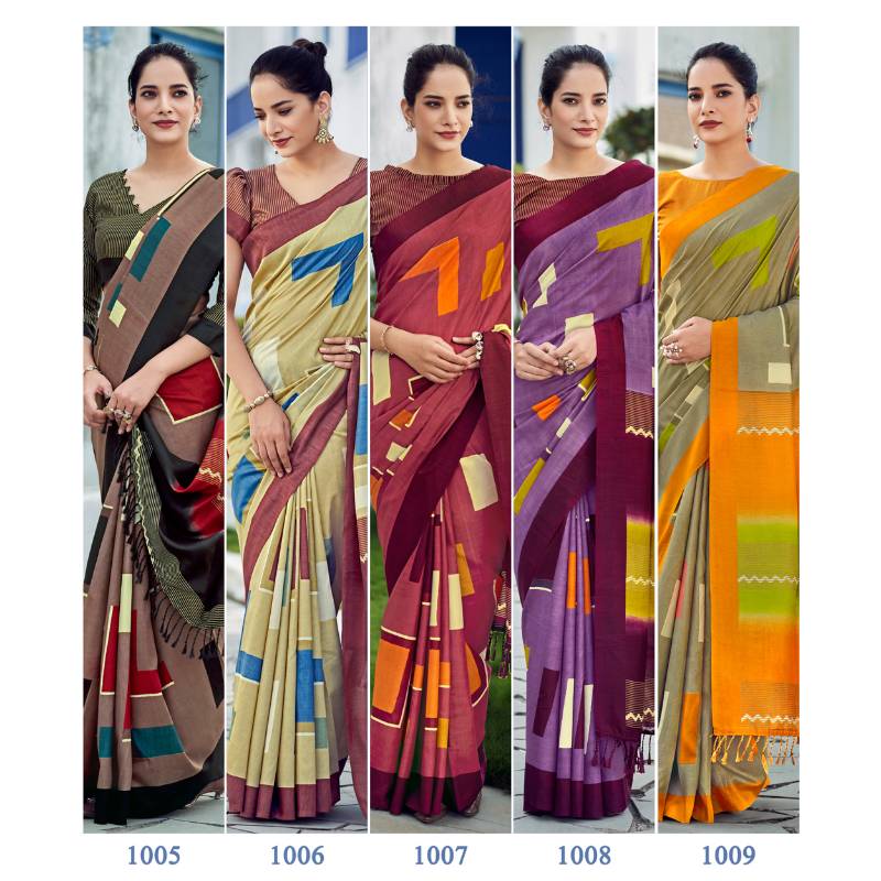 Siddhanth Weaves Saree + Blouse Piece - Eliana Prints