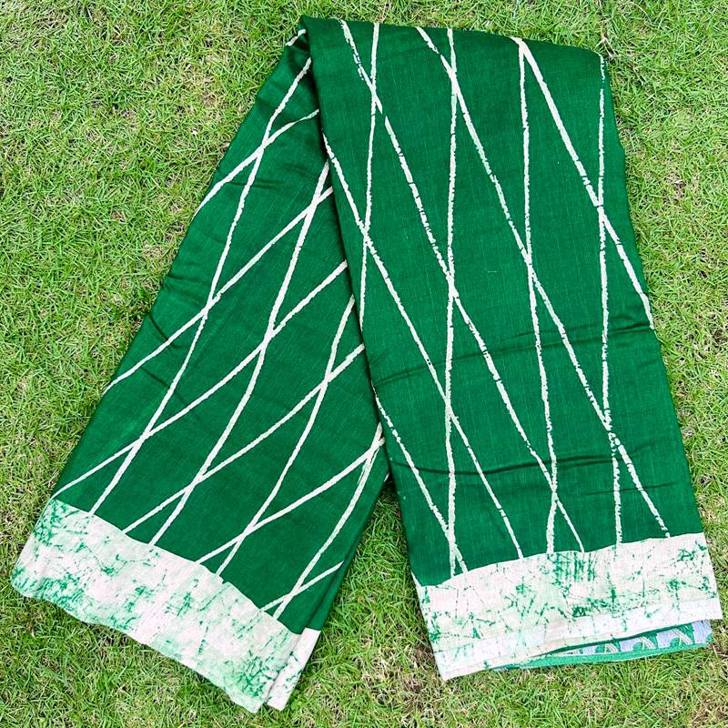 Siddhanth weaves Bishnupur prints saree with blouse piece