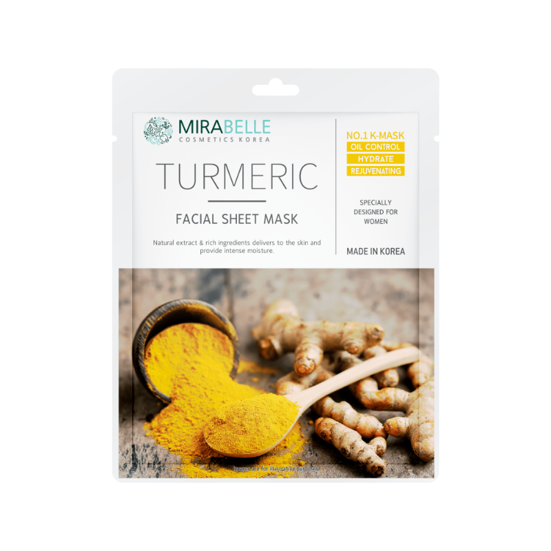 Turmeric Mirabelle Facial Sheet Mask ( Pack of 1 )
