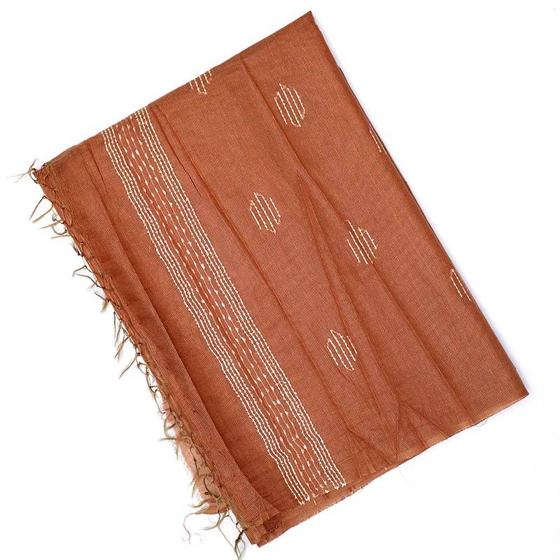 100% Super Cotton Saree light embroidery work + blouse Piece