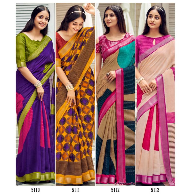 Siddhanth Weaves Saree + Blouse Piece