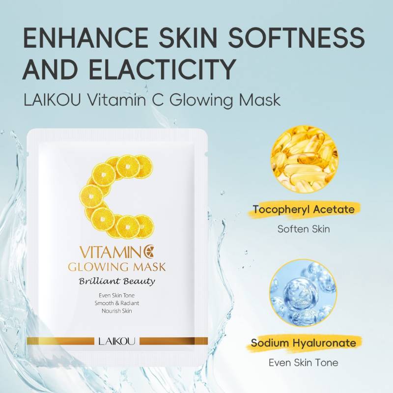 LAIKOU Vitamin C Glowing Face Mask
