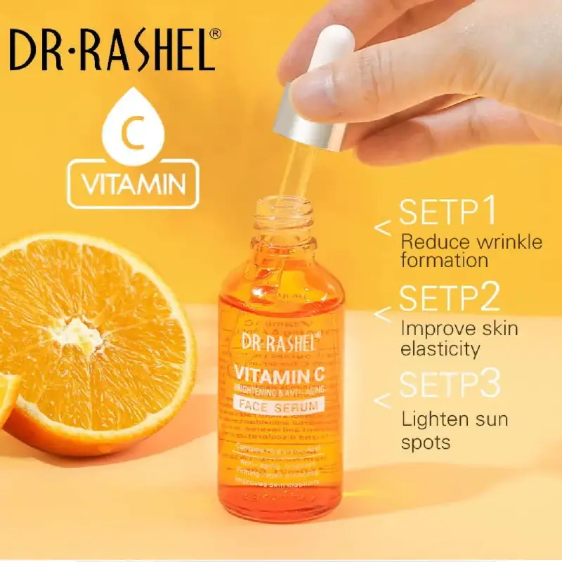 DR.Rashel Vitamin C Serum for Face | Pore Minimizing Face Serum for Anti Aging | Brightening Face Serum for Men and Women