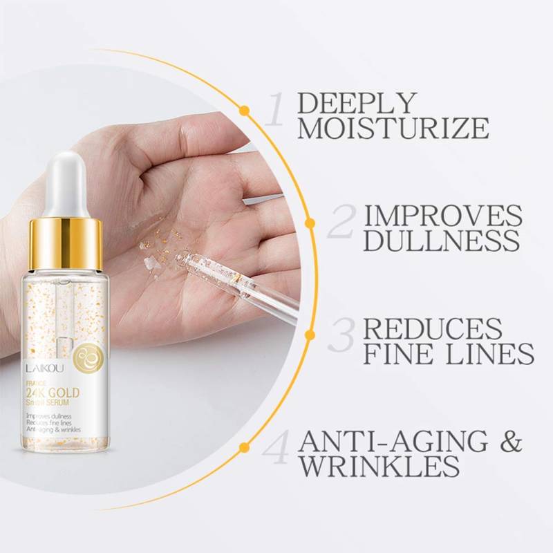 LAIKOU 24K Gold Snail Serum 17ml (FRANCE)