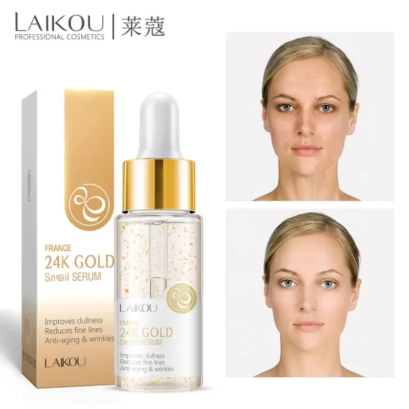 LAIKOU 24K Gold Snail Serum 17ml (FRANCE)