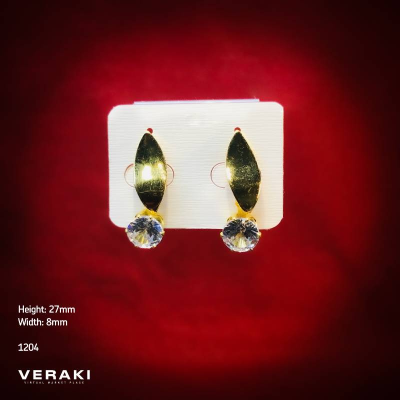 Leaf Shaped Top Earrings