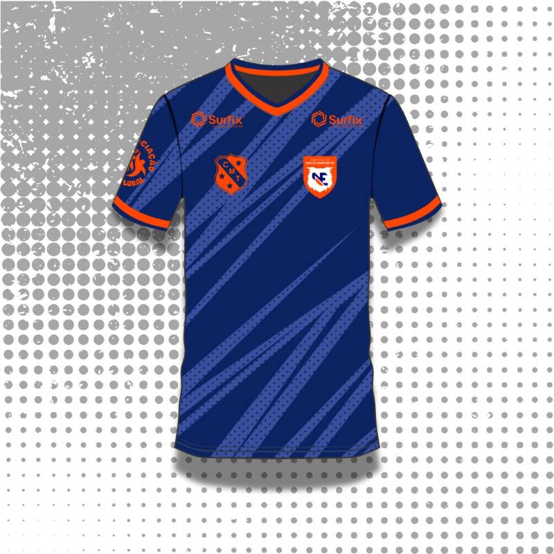 Camisa de treino INE polo Colégio Maria Tereza - Cor azul