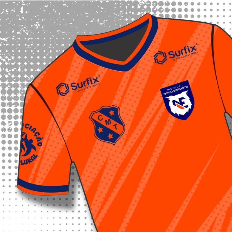 Camisa de treino INE polo Colégio Maria Tereza - Cor laranja