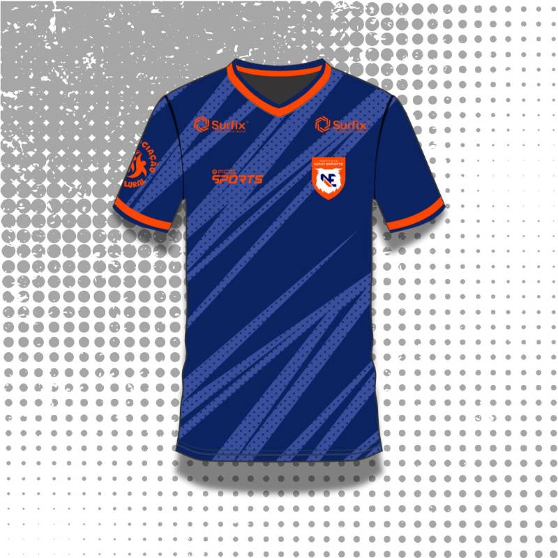 Camisa de treino INE polo FPS Sports - Cor azul