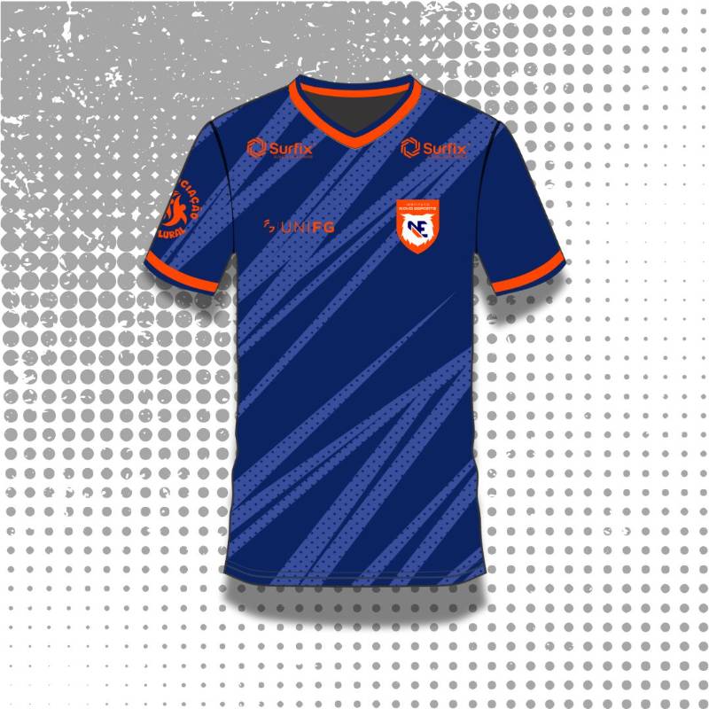 Camisa de treino INE polo UNIFG - Cor azul