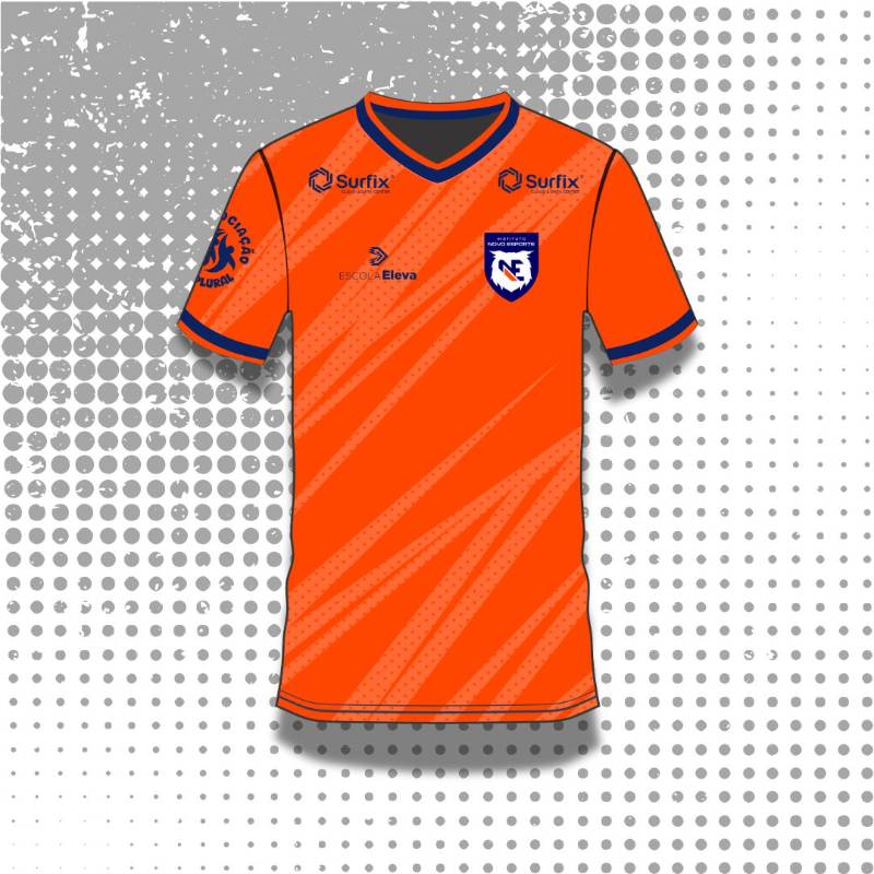 Camisa de treino INE polo Escola Eleva - Cor laranja