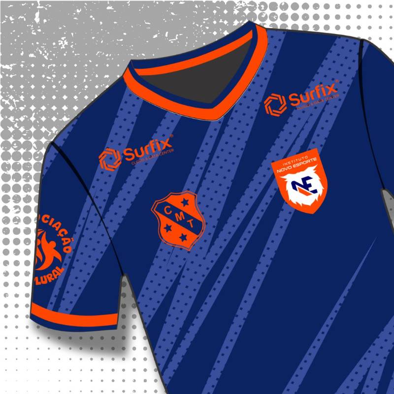 Camisa de treino INE polo Colégio Maria Tereza - Cor azul