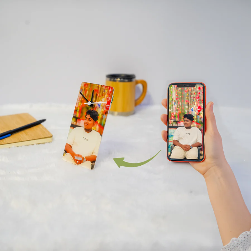 Mini Custom Standeee Clock with Photo