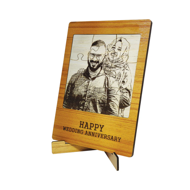 Engraved Wooden Puzzle Gift