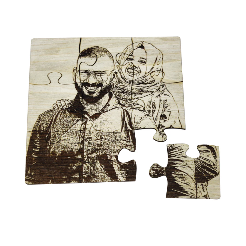 Engraved Wooden Puzzle Gift