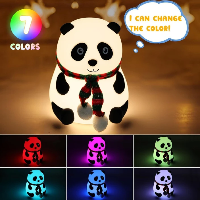 Color changing panda toy