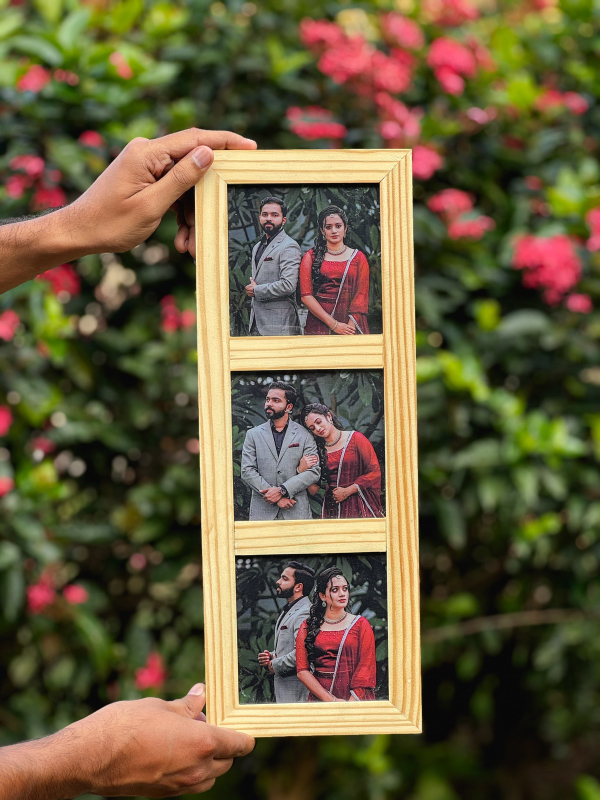 Wooden Collage 3 frame❤️