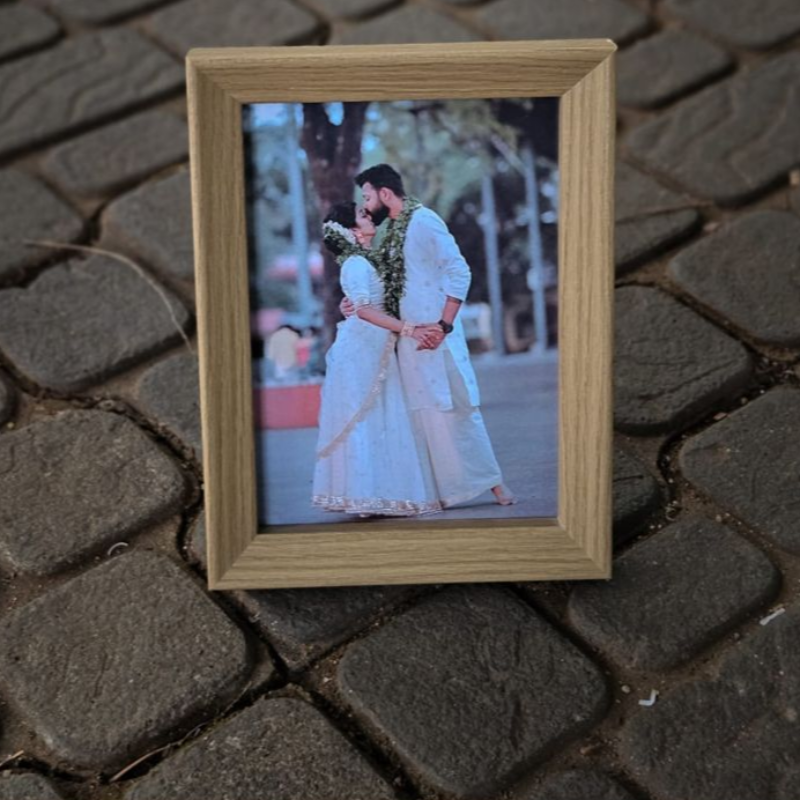 A5 glass box wooden