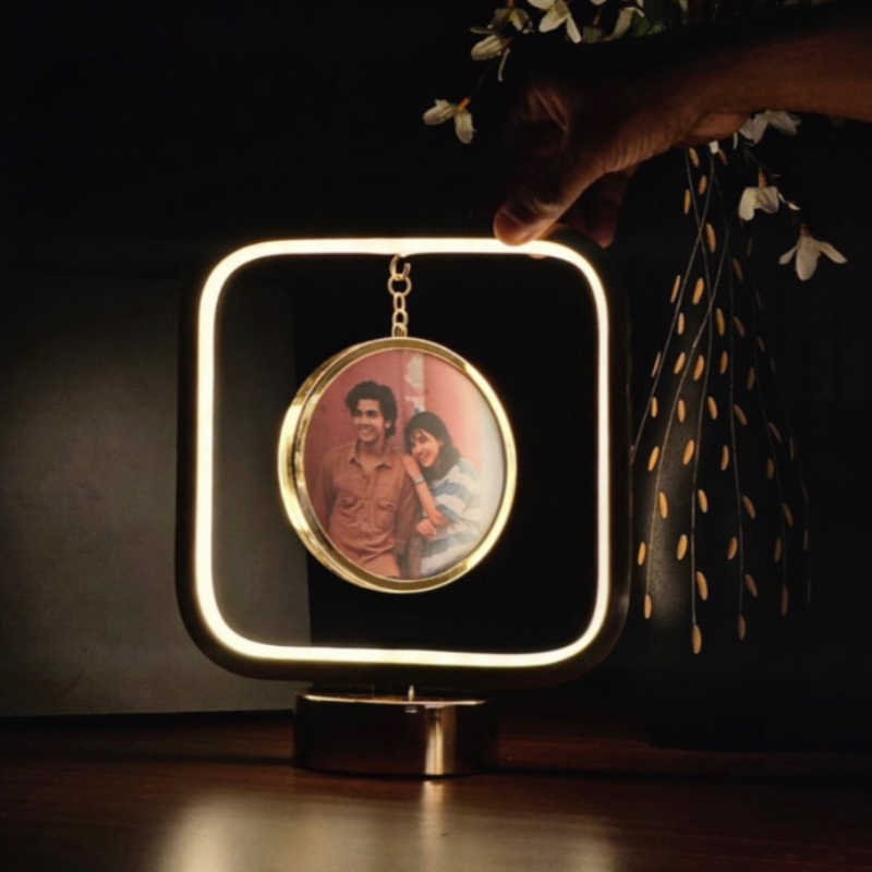 Lamp mirror Square Round