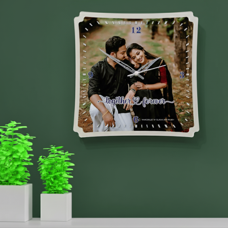 Acrylic Photo Wall Clock