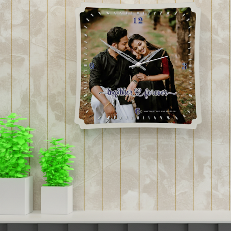 Acrylic Photo Wall Clock