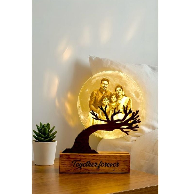 Moon Tree Customized Acrylic 3D LAMP