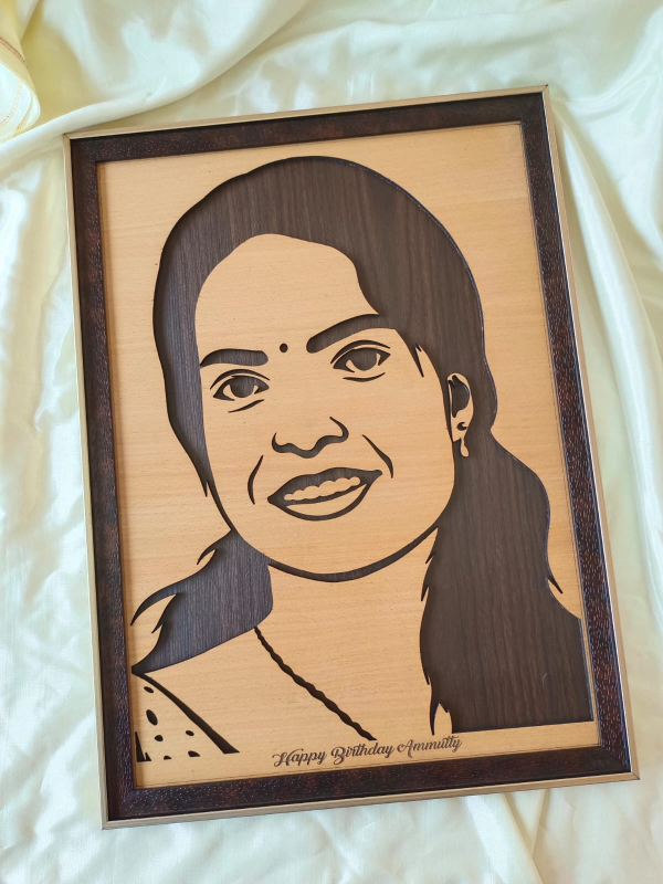 Wood portrait