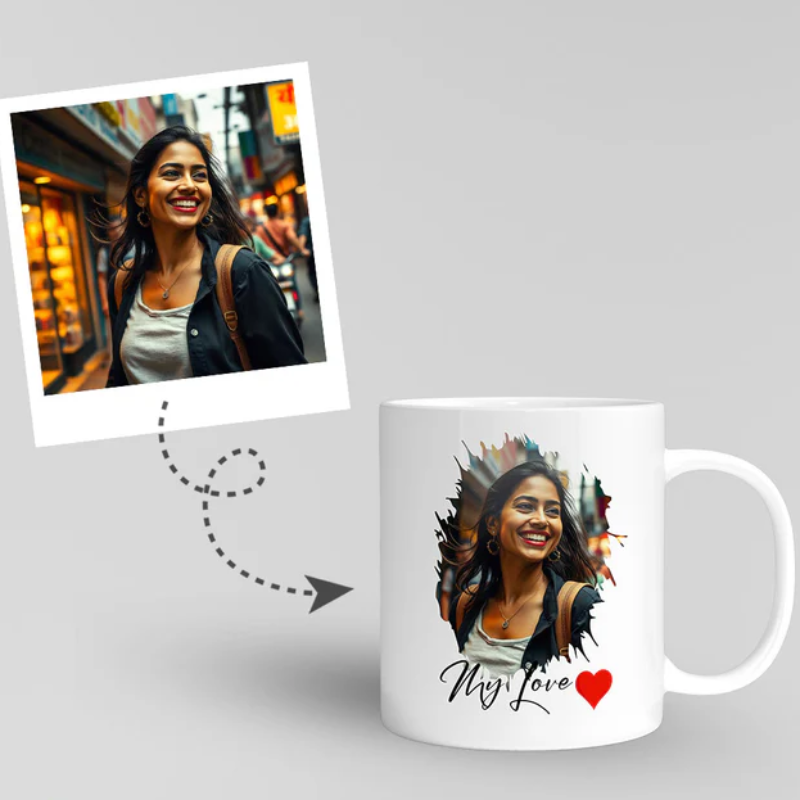 Personalized Photo Mug For Her