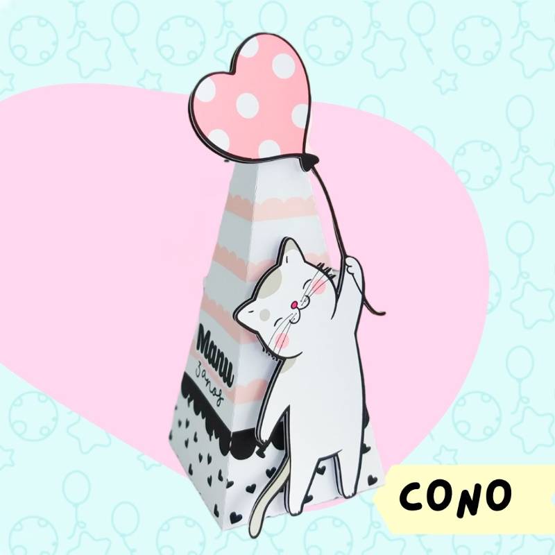 Caja Cono 3D