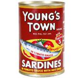 YOUNG'S TOWN SARDINES RED 425G