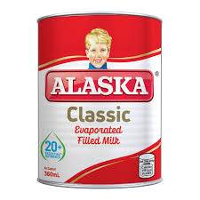ALASKA EVAPORATED MILK PLAIN 360ML