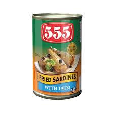 555 SARDINES FRIED W/TAUSI 155G