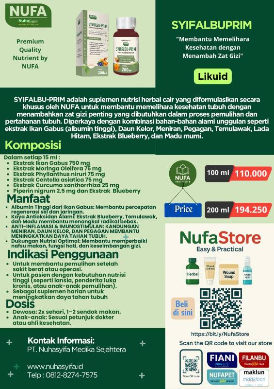 Syifalbu-Prim (Banana Flavour)