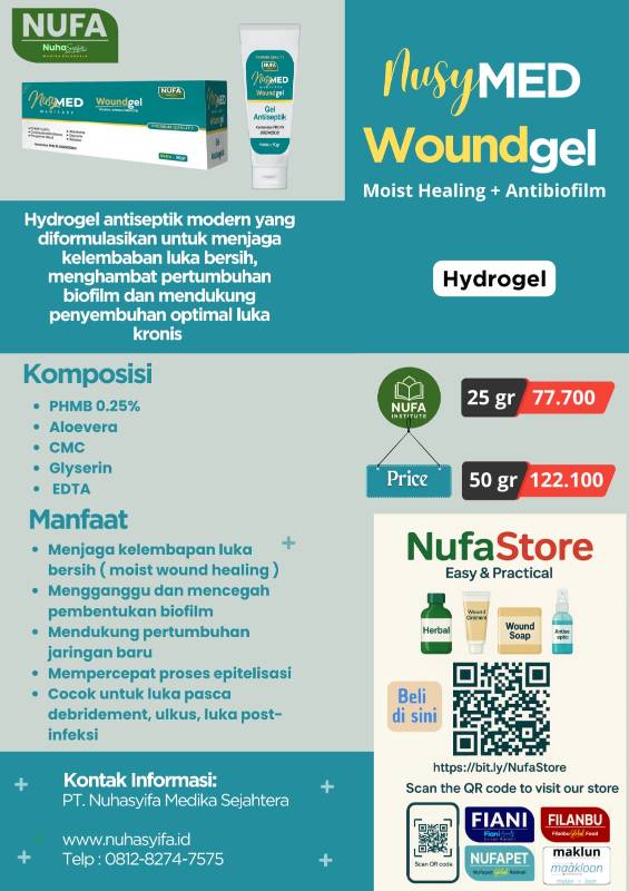 Nusymed Wound Gel (PHMB) 25ml
