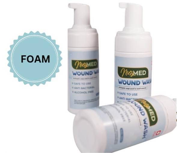 Nusymed Medicare Wound Wash (Foam) 30ml