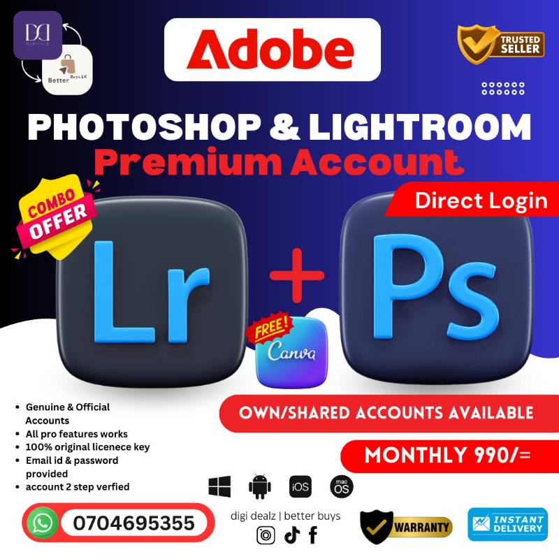 PHOTOSHOP + LIGHROOM