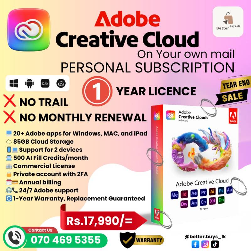 Creative Cloud 1 Year