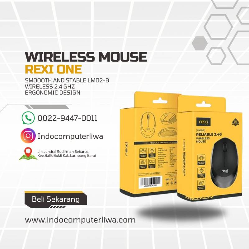 WIRELESS MOUSE REXI REALIBLE 2.4G