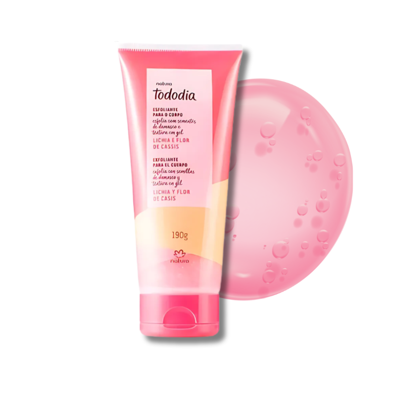 Gel Exfoliante Corporal Lichia y Flor de Casis 190 gr